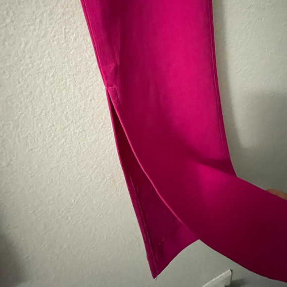 A.L.C Javier hot pink split hem pants. - Picture 4 of 5